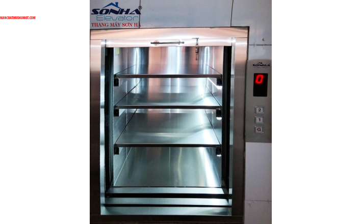 Thang máy tải thực phẩm cho nhà hàng